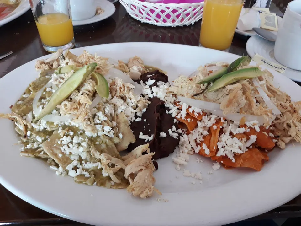 Chilaquiles separados